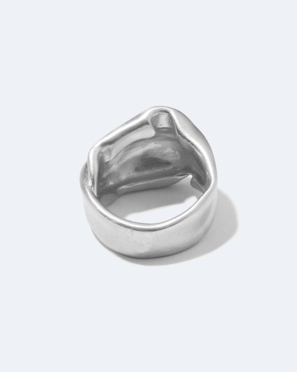 The Best Place to be a Puffin - Platinum Plated Ring