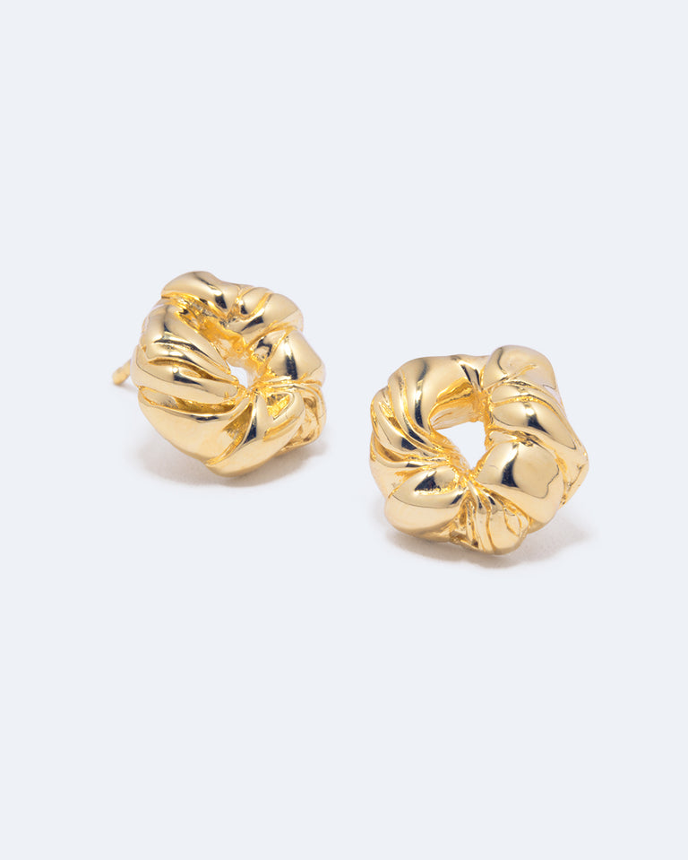 Things Find Their Place When They Fall Apart - Recycled Gold Vermeil Earrings