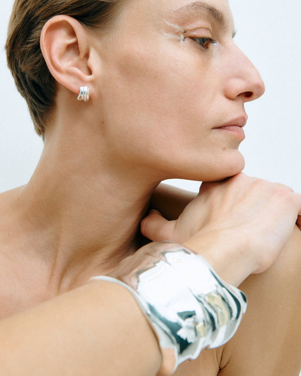 Foreshore - Silver Plated Cuff