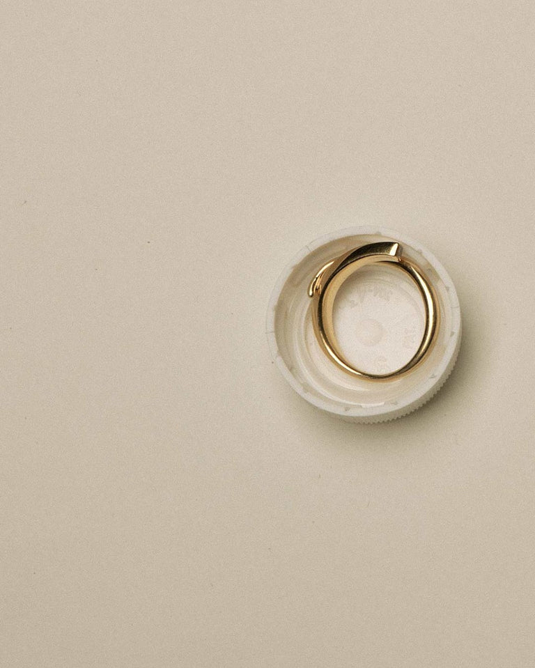 A River in the Dales - 18 Carat Yellow Gold and Diamond Ring