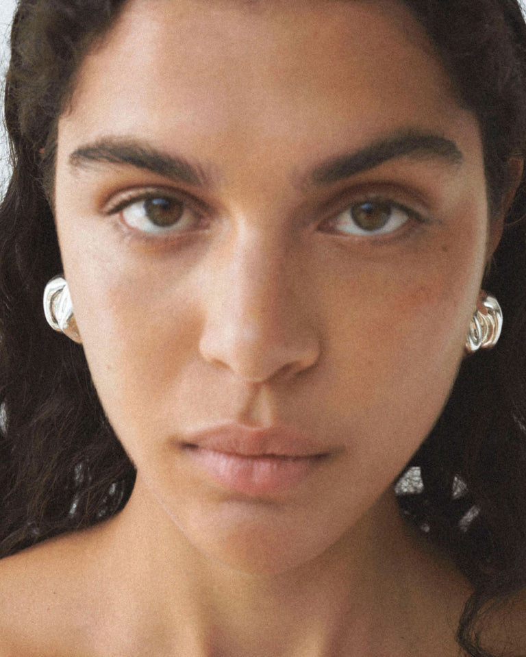 Knoll - Recycled Silver Earrings