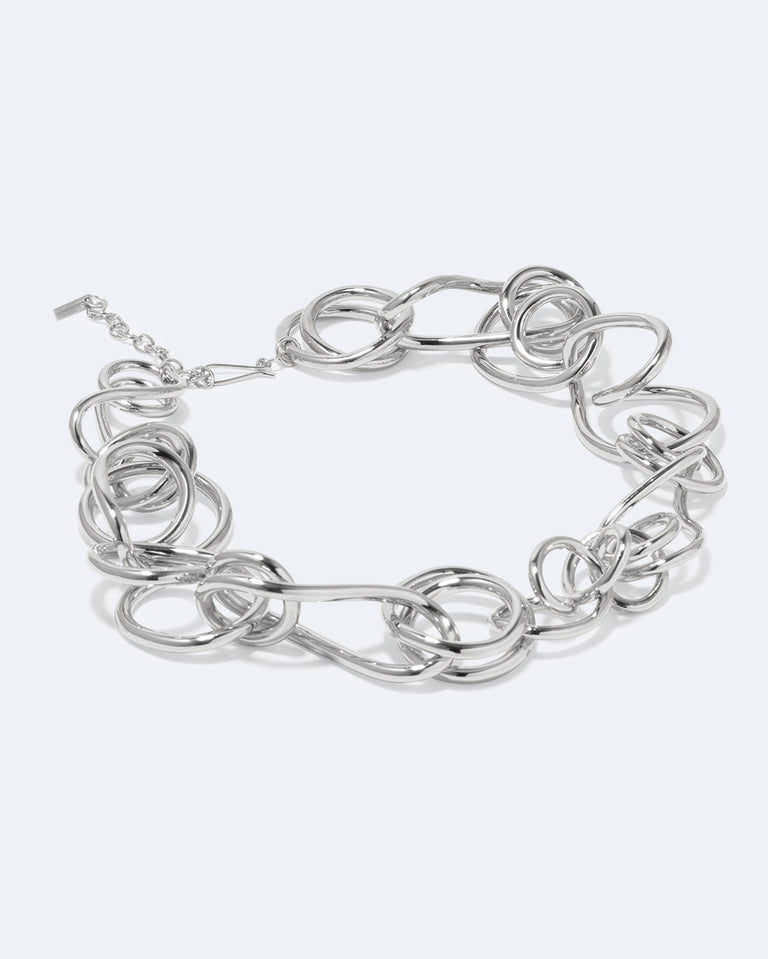 Befuddled - Platinum Plated Necklace