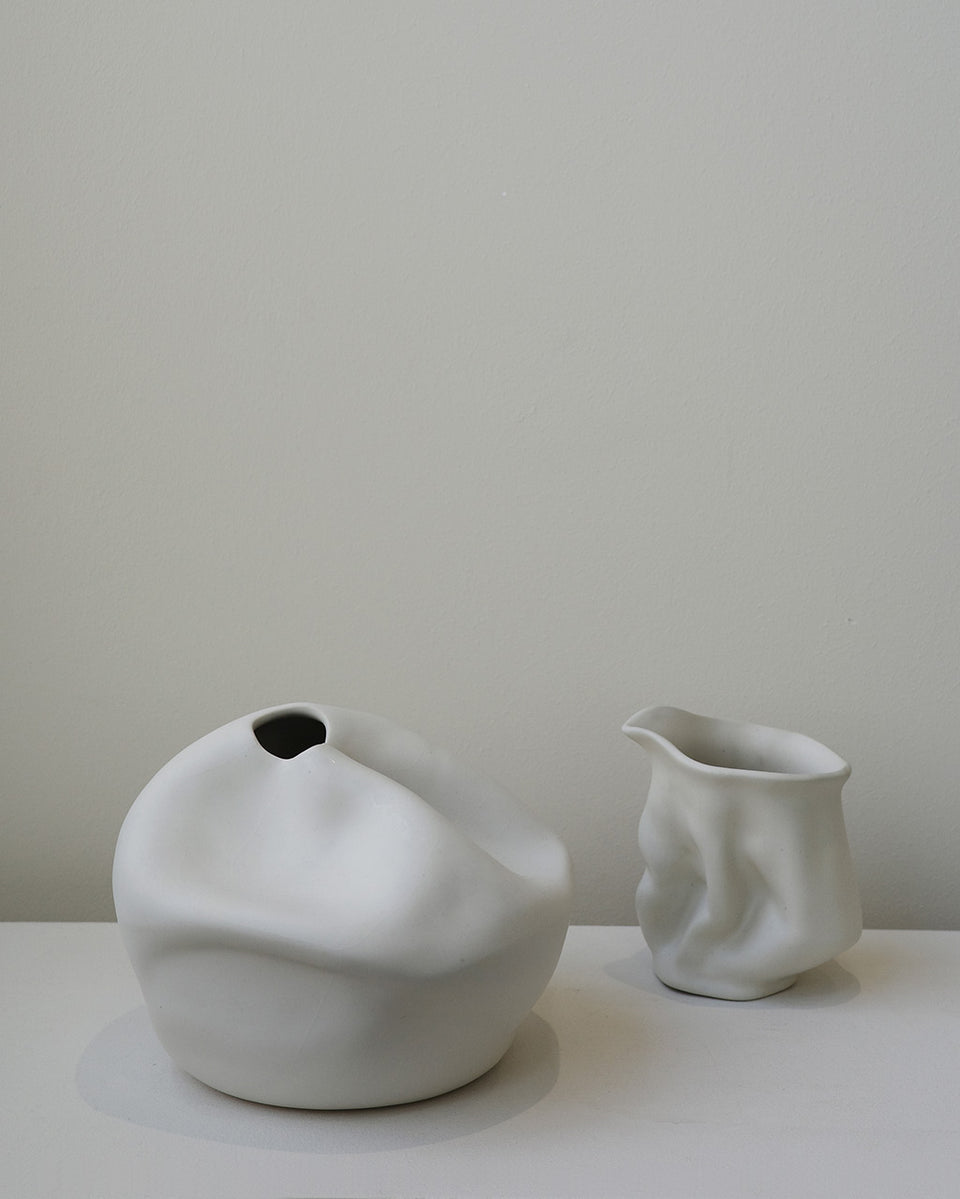 Compound - Large Vessel in Matte White