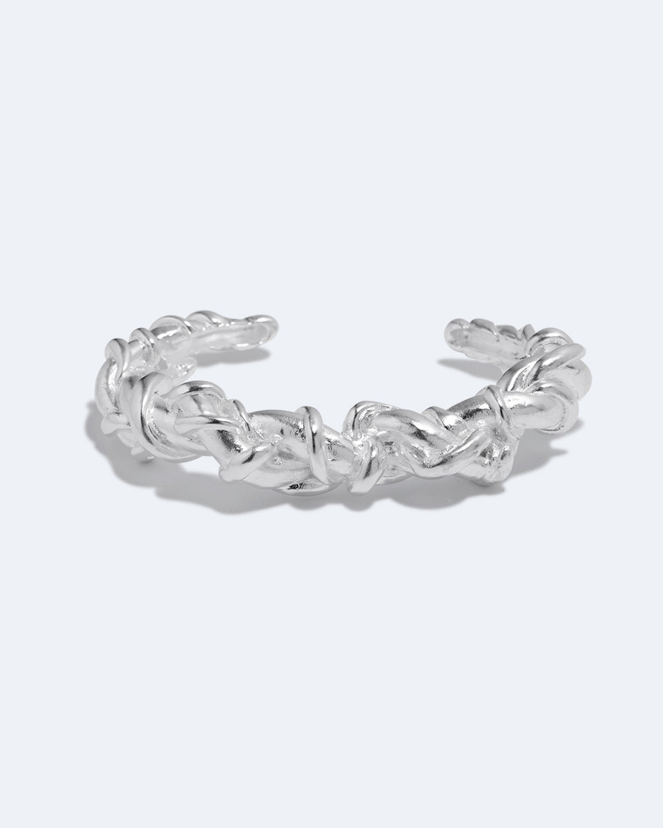 Labyrinth - Silver Plated Cuff