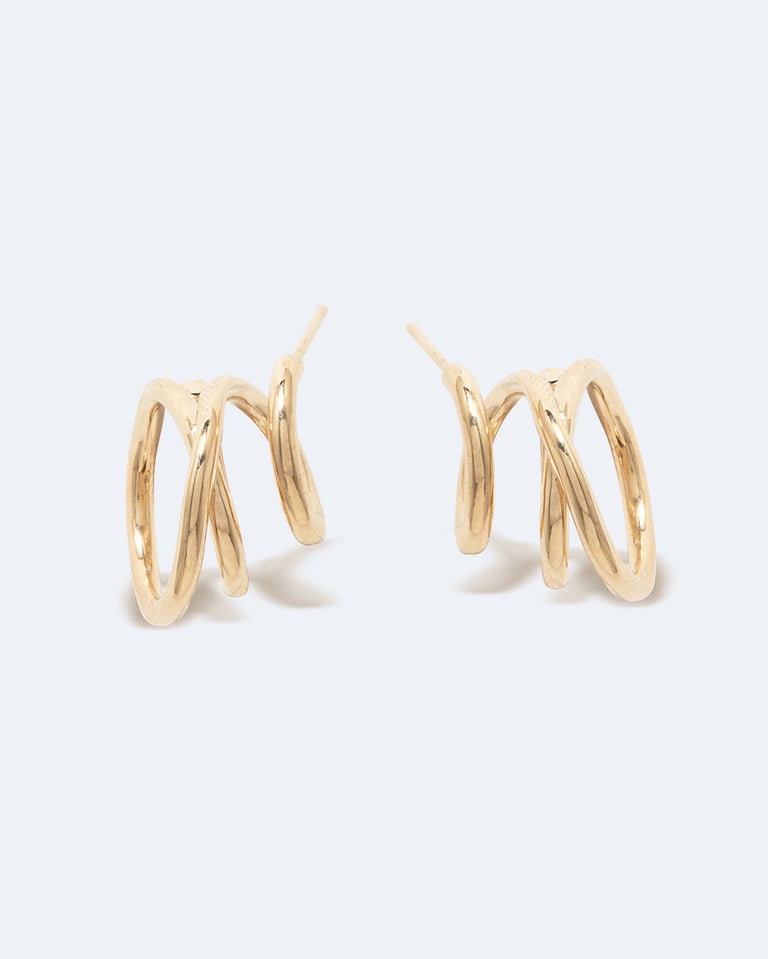 Flow - Recycled Gold Vermeil Earrings