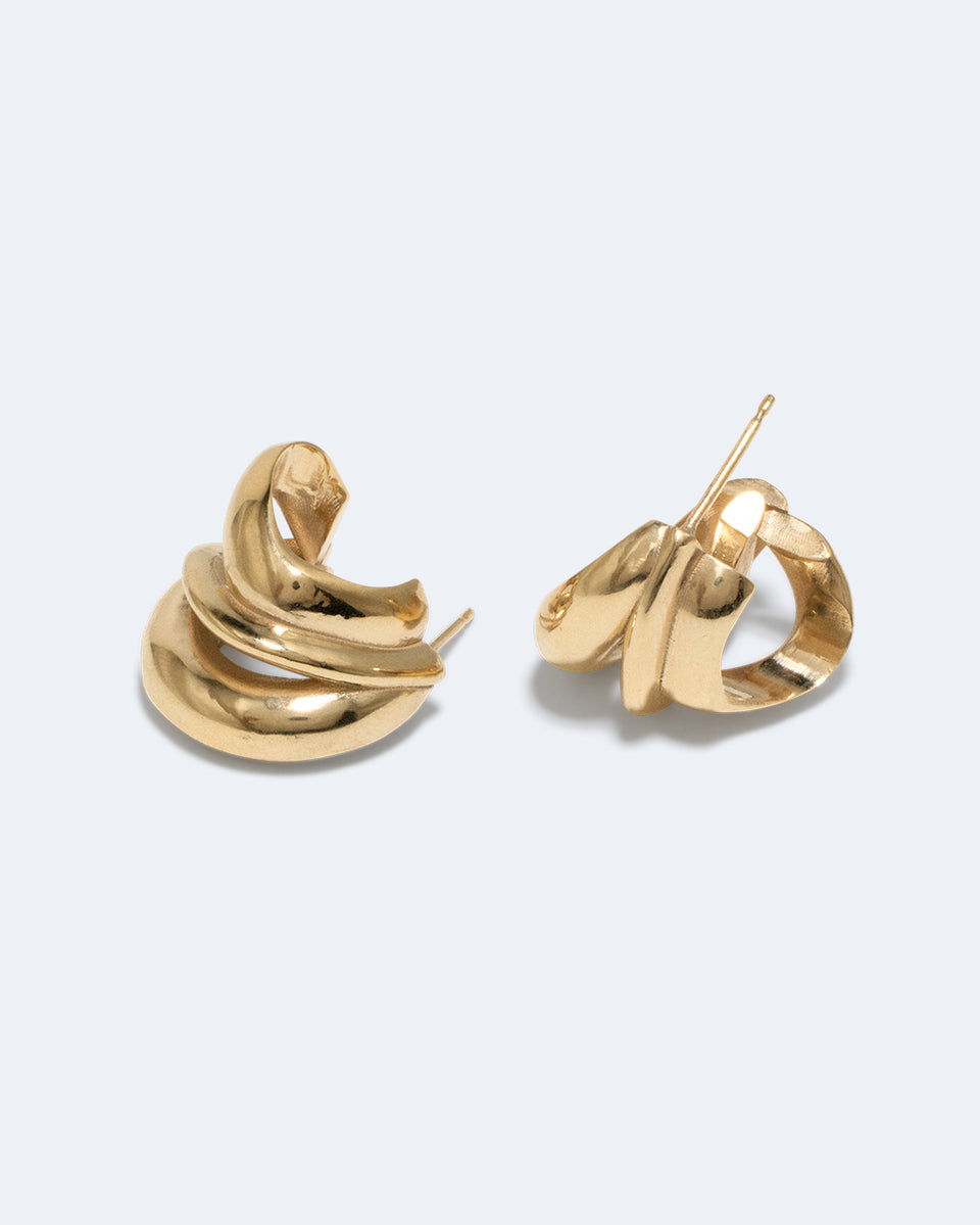 Dollop - Recycled Gold Vermeil Earrings