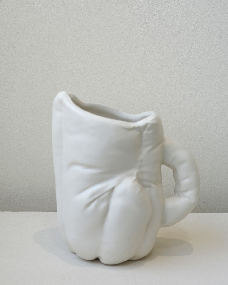 Puffy - Large Jug in Matte White