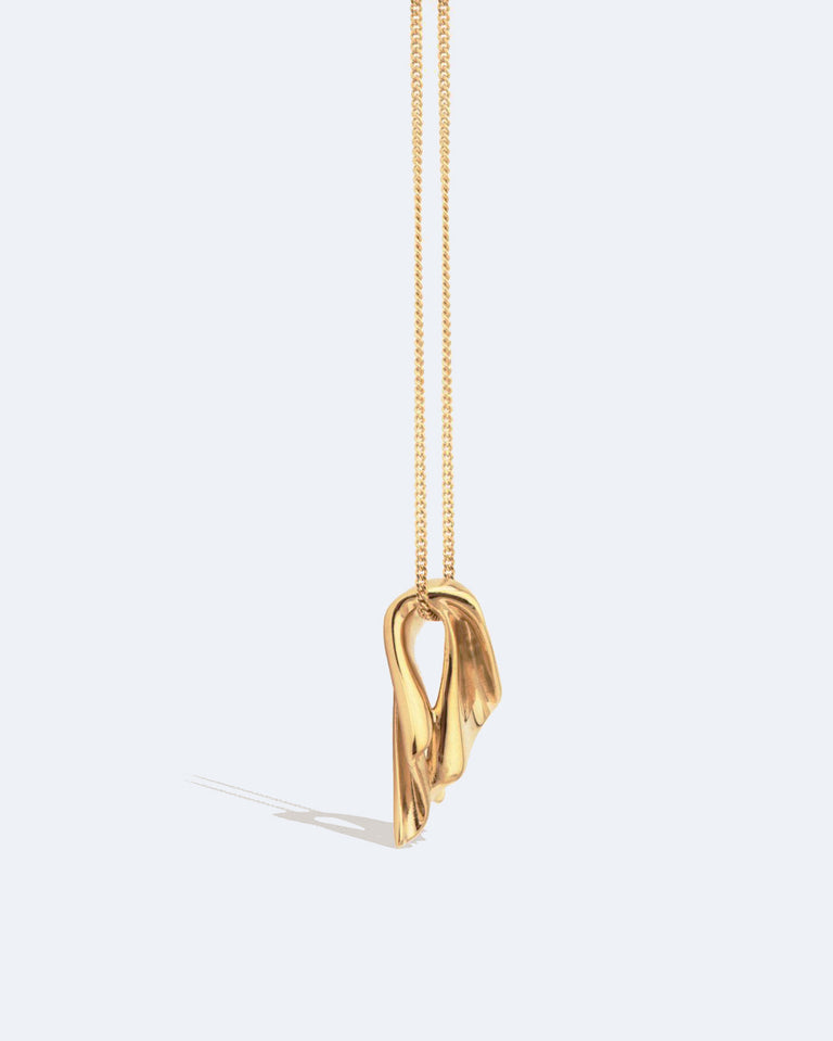The Second Great Cowboy Strike - Gold Vermeil Pendant