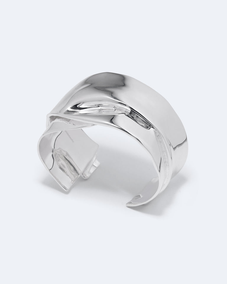 Soggy Envelope - Silver Plated Cuff