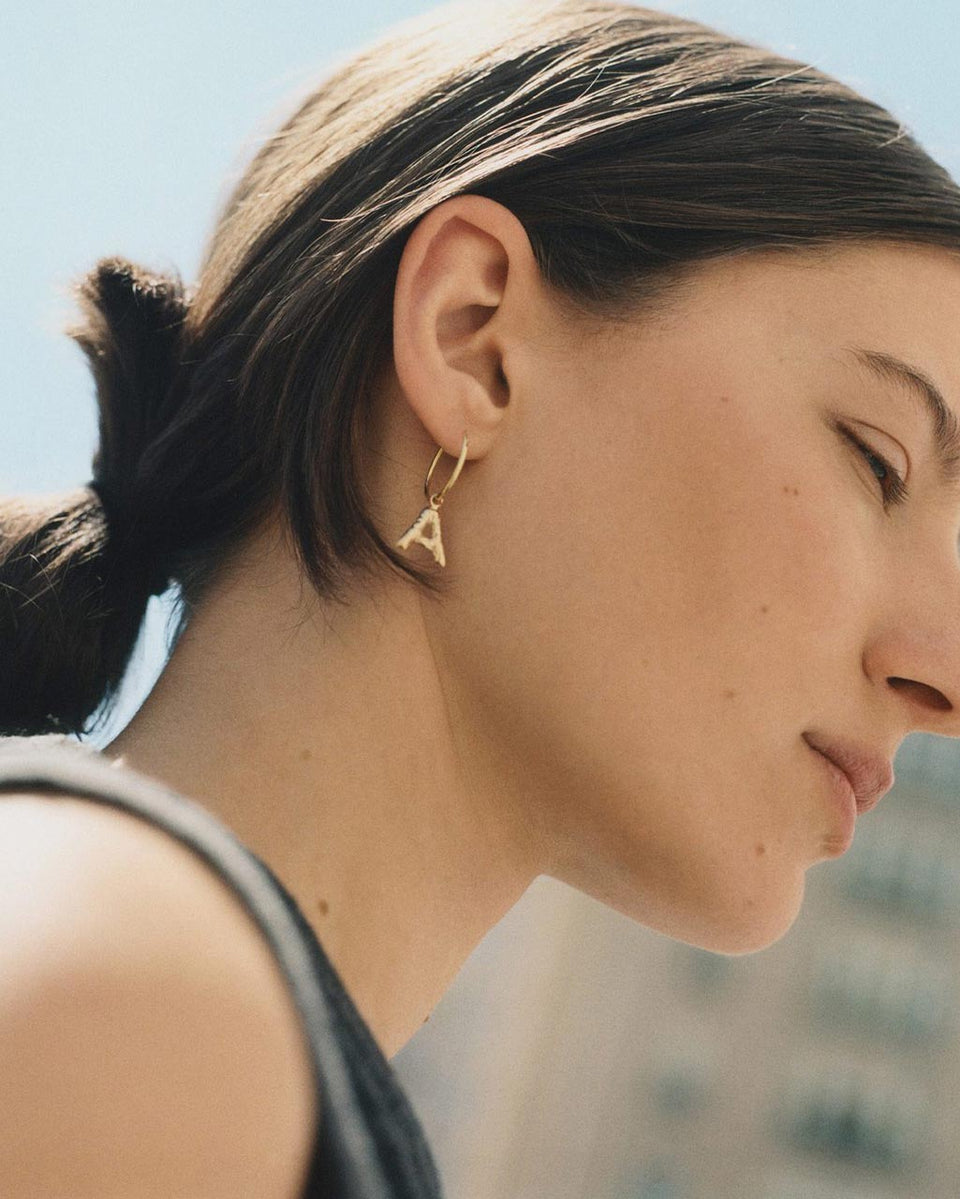 Classicworks™ C - Recycled Gold Vermeil Earrings