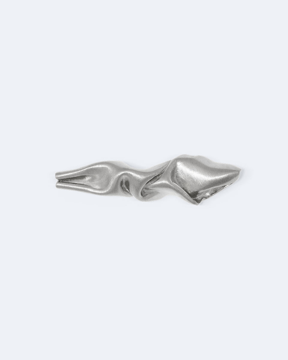 Crumple - Recycled Silver Tie Pin