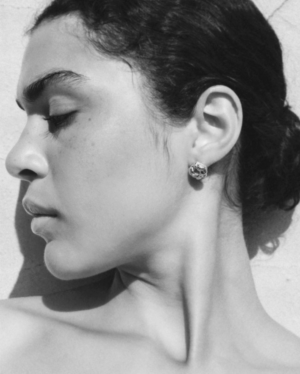 Things Find Their Place When They Fall Apart - Recycled Silver Earrings