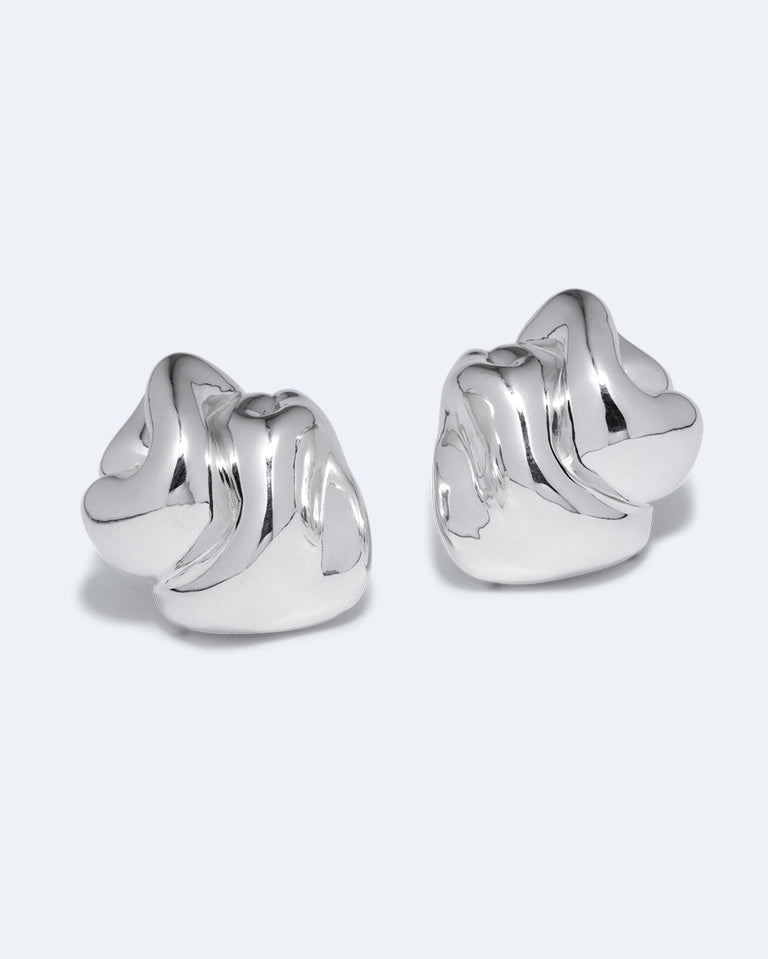 Knoll - Recycled Silver Earrings