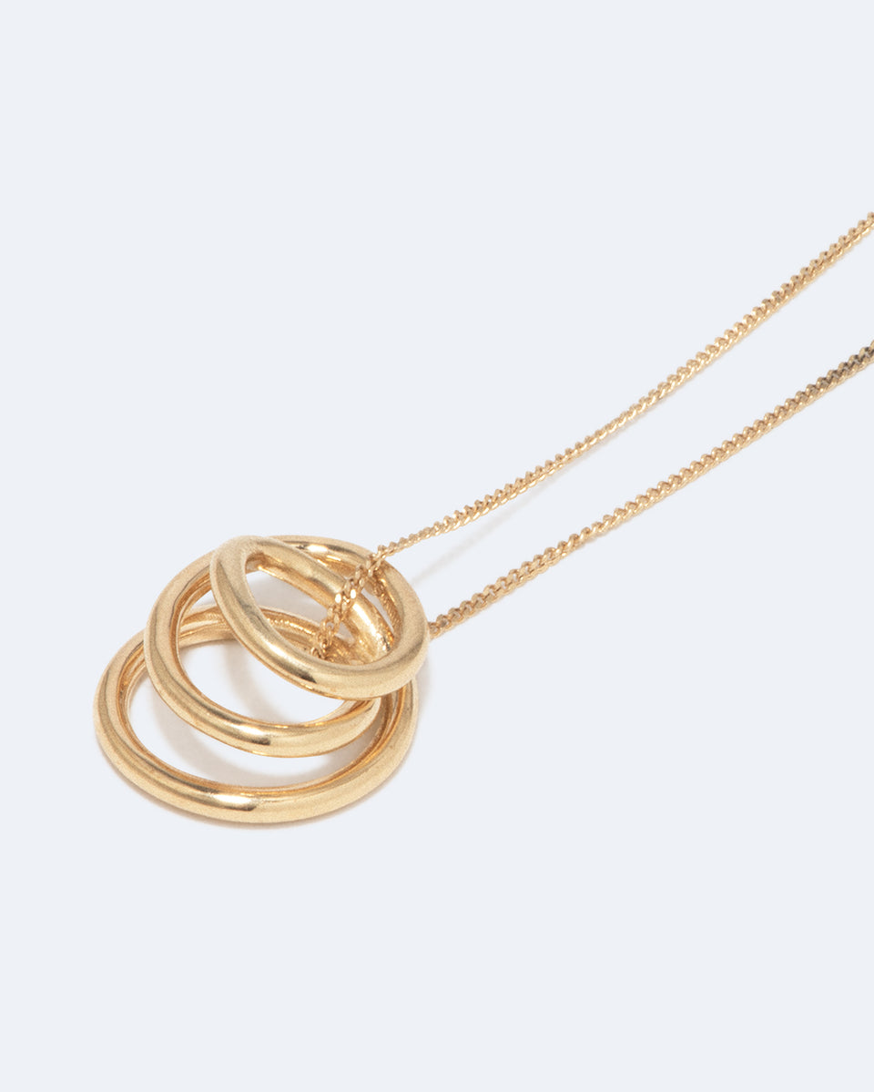 Flow - Recycled Gold Vermeil Pendant