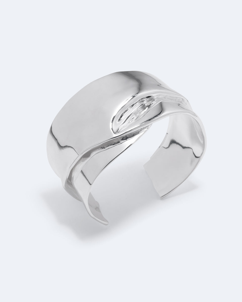 Soggy Envelope - Silver Plated Cuff