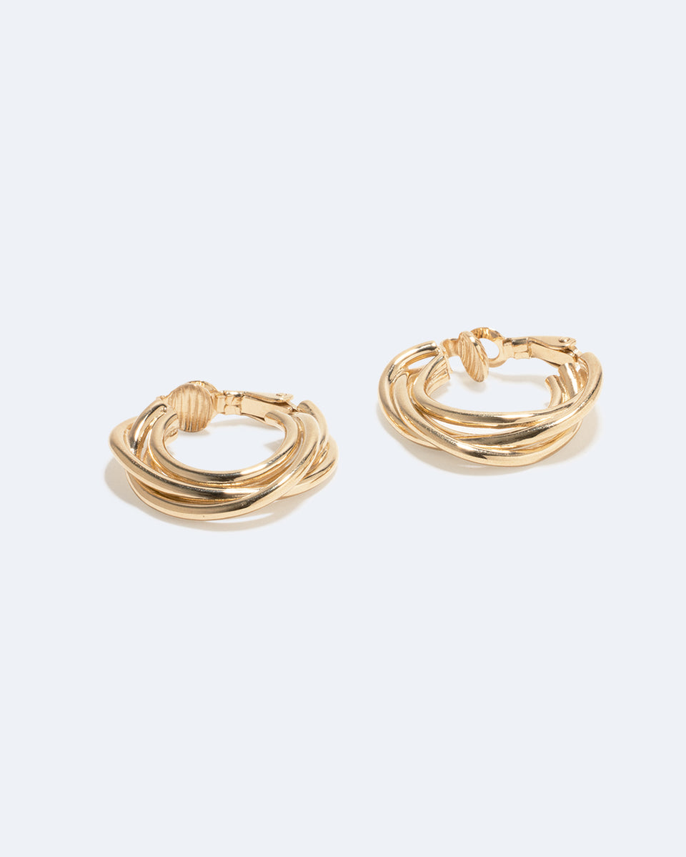Encounter - Recycled Gold Vermeil Clip Earrings