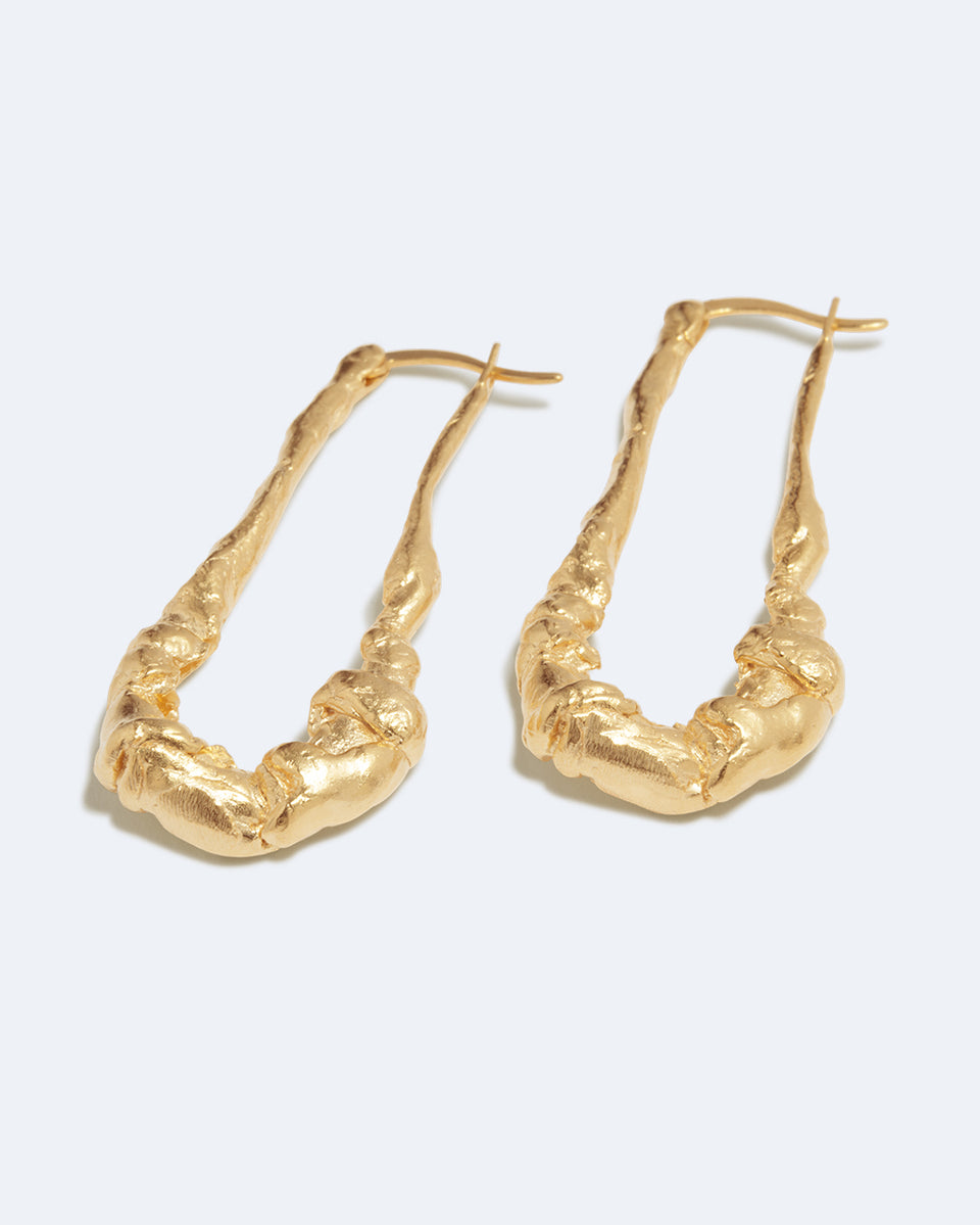 Dripstone - Gold Plated Earrings