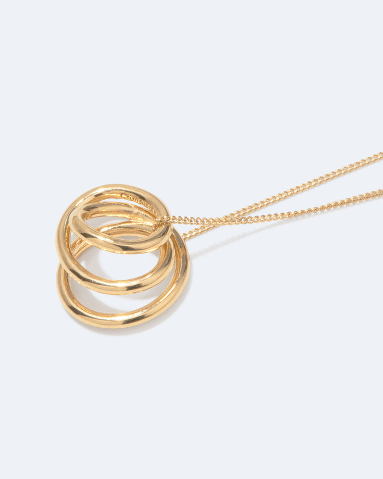 Flow - Recycled Gold Vermeil Pendant