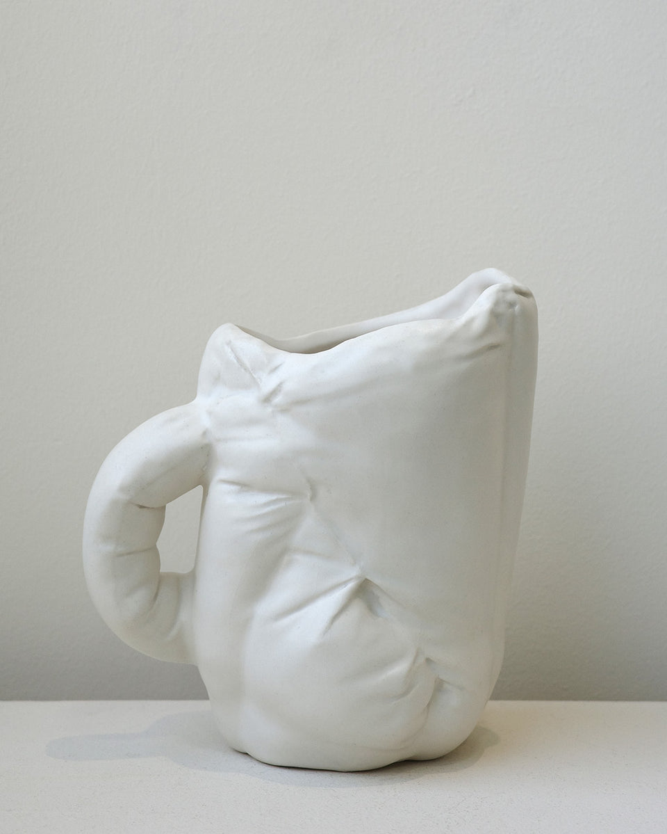 Puffy - Large Jug in Matte White