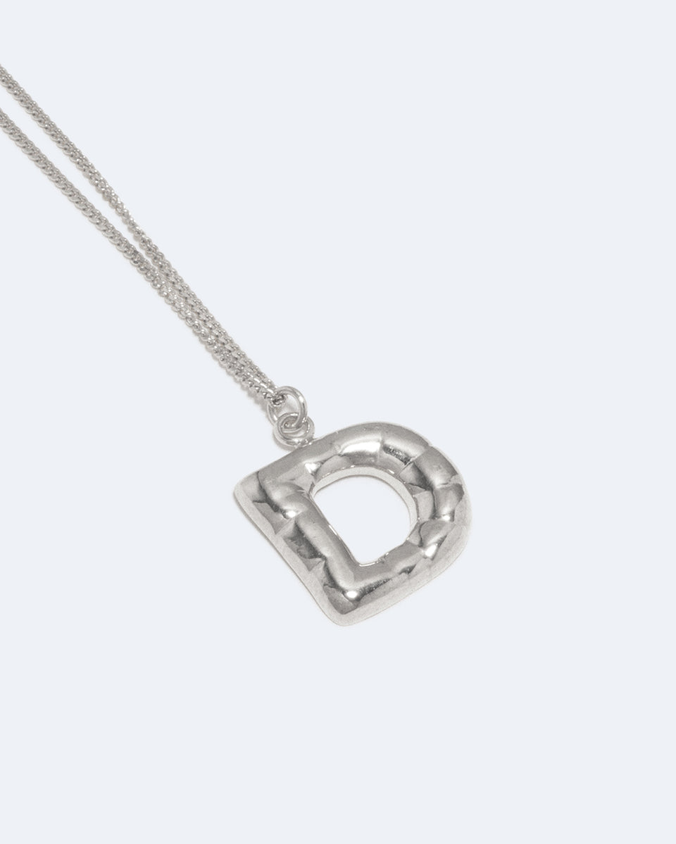 Classicworks™ D - Recycled Sterling Silver Necklace