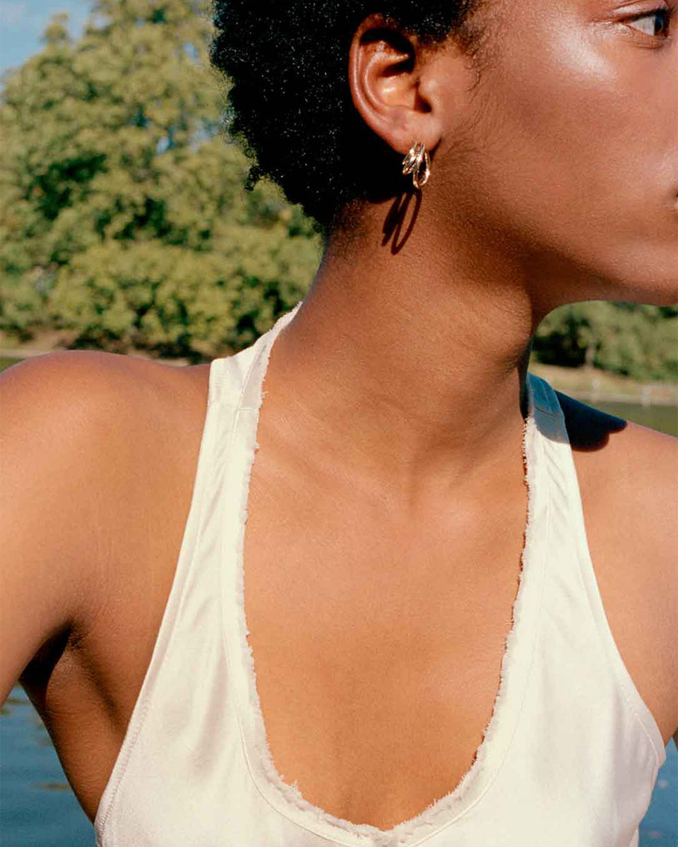 Flow - Recycled Gold Vermeil Earrings