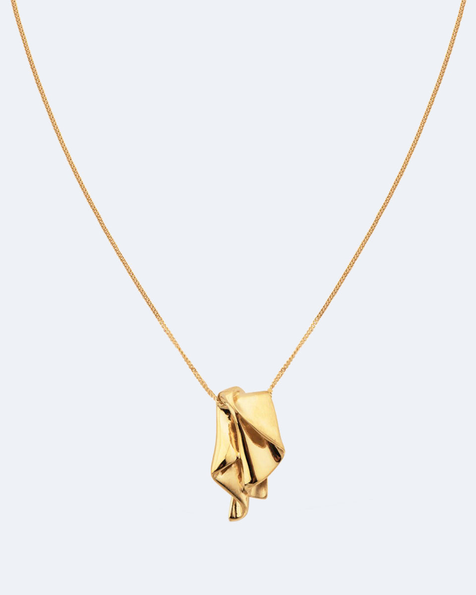 The Second Great Cowboy Strike - Gold Vermeil Pendant