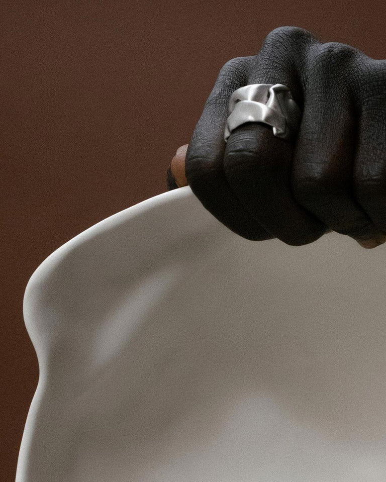 Crunched: A Tale of Abandoned Legal Strategies - Recycled Gold Vermeil Ring