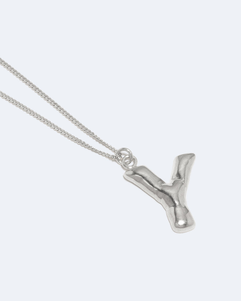 Classicworks™ Y - Recycled Sterling Silver Necklace