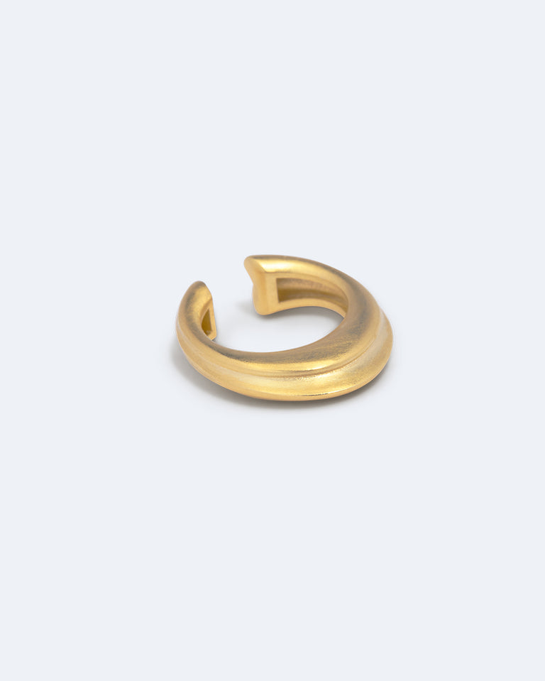 Is This Riveting? - Set of 3 Satin Gold Plated Ear Cuffs