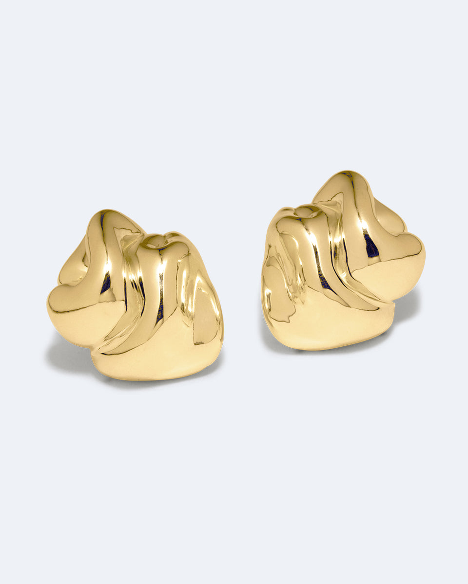 Knoll - Recycled Gold Vermeil Earrings