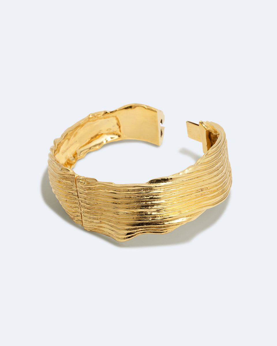 Destiny’s Tributaries - Gold Plated Cuff