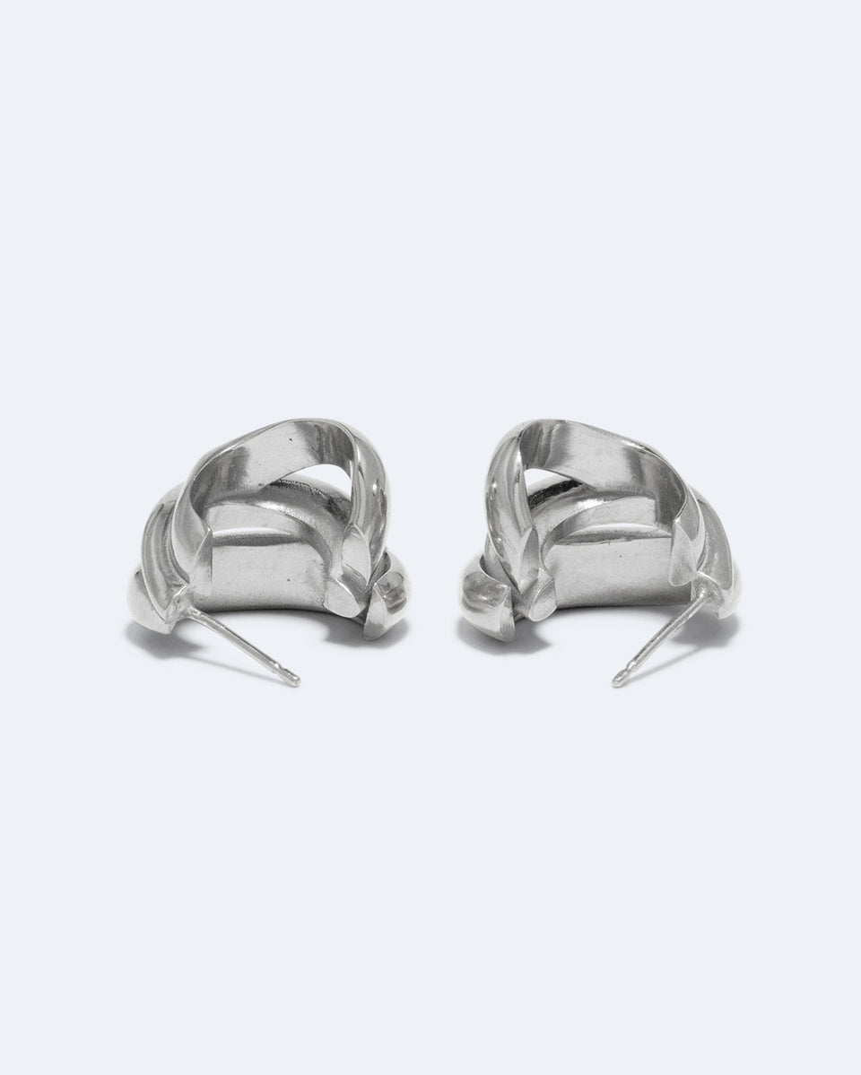 Dollop - Recycled Silver Earrings