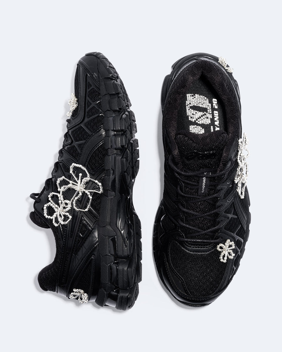 Completedworks for ASICS - GEL KAYANO™ 20 Black Flower Sneakers