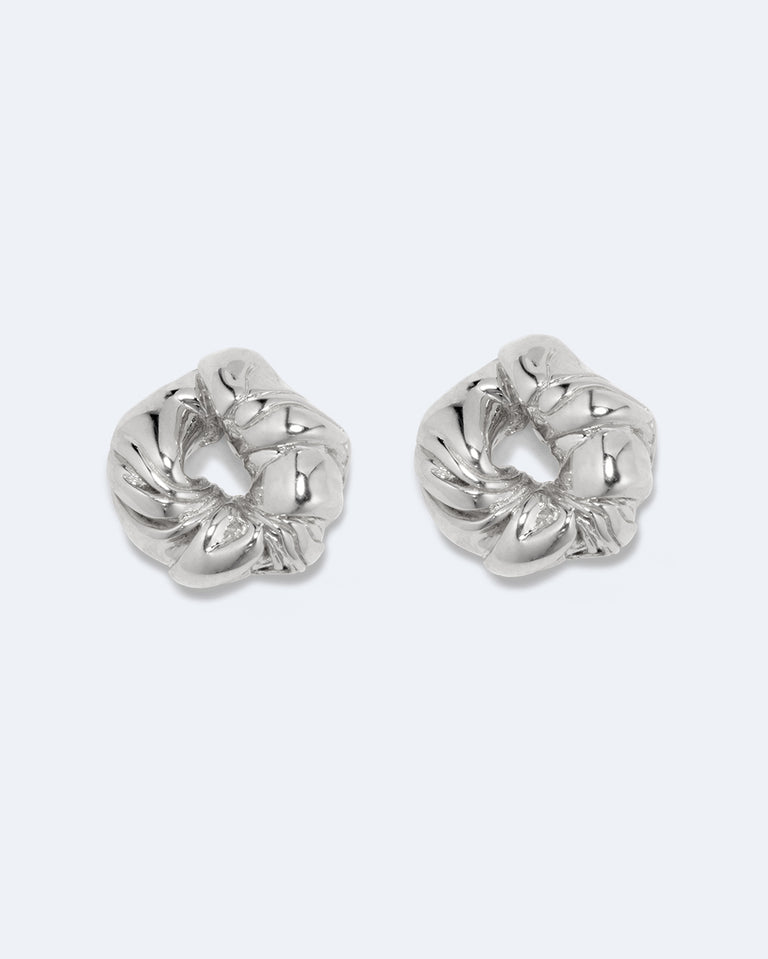 Things Find Their Place When They Fall Apart - Recycled Silver Earrings