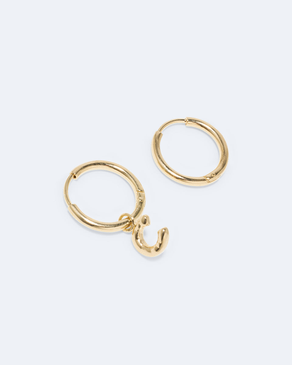 Classicworks™ C - Recycled Gold Vermeil Earrings