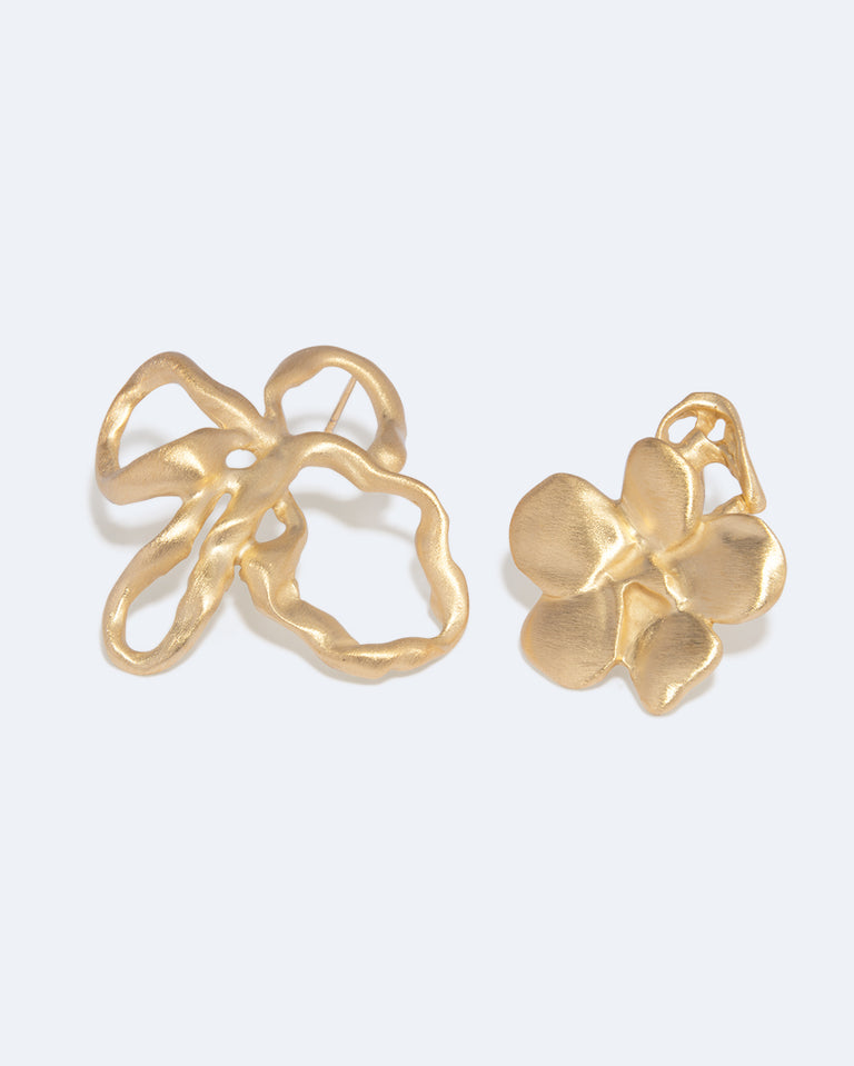 The Past Within The Present - Recycled Gold Vermeil Earrings