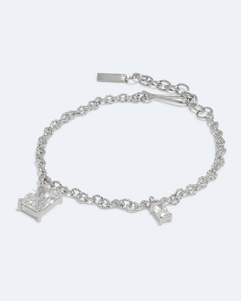 Encrypted Dreams - Zirconia and Sterling Silver Bracelet