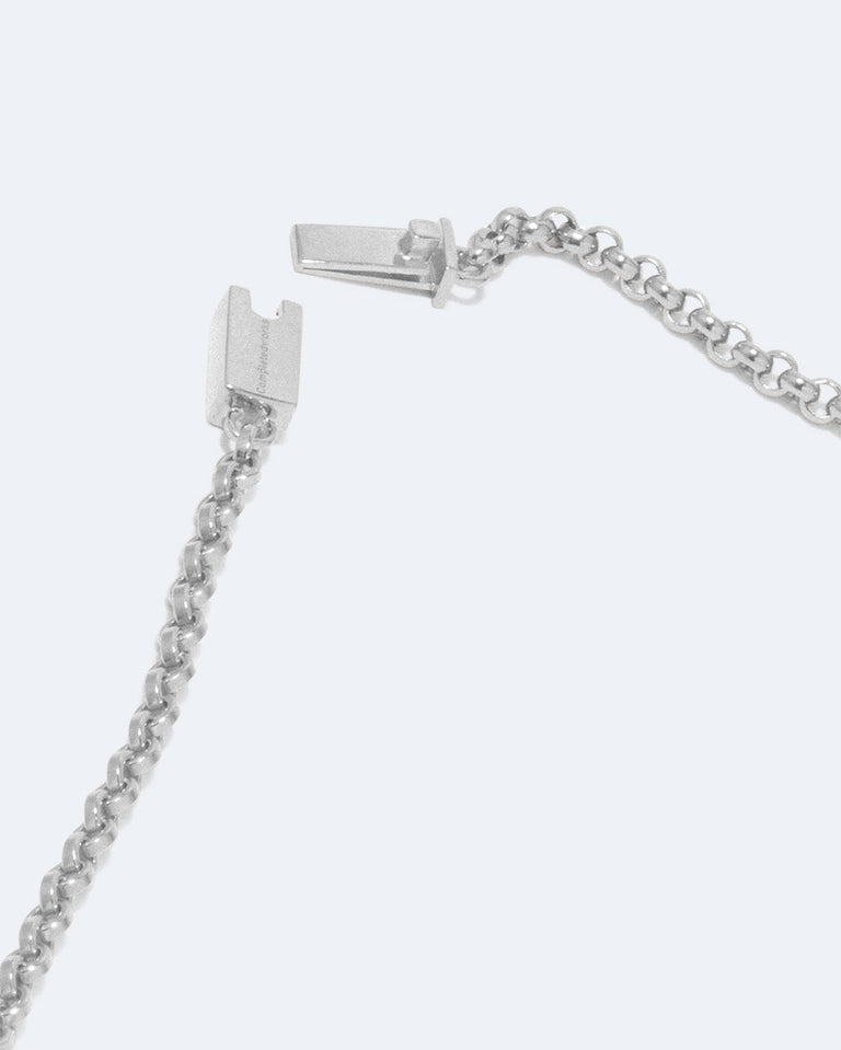 H21 - Platinum Plated Sterling Silver Necklace
