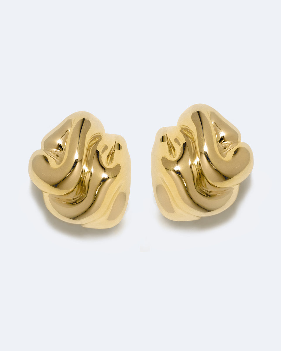 Knoll - Recycled Gold Vermeil Earrings