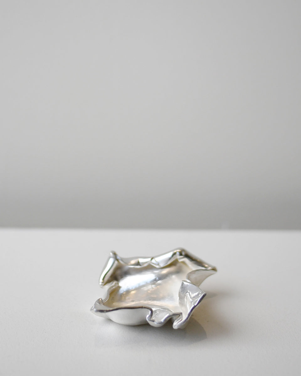 Silver Leaf - Small Dish in Silver