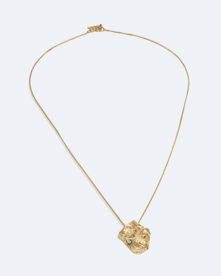 Still Stuck in the Vacuum - Gold Vermeil Pendant