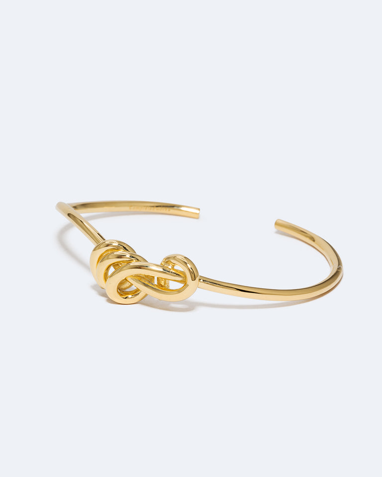 Knot - Gold Plated Cuff