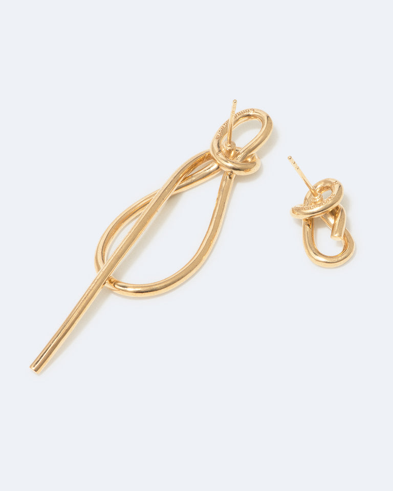 Thread - Recycled Gold Vermeil Earrings