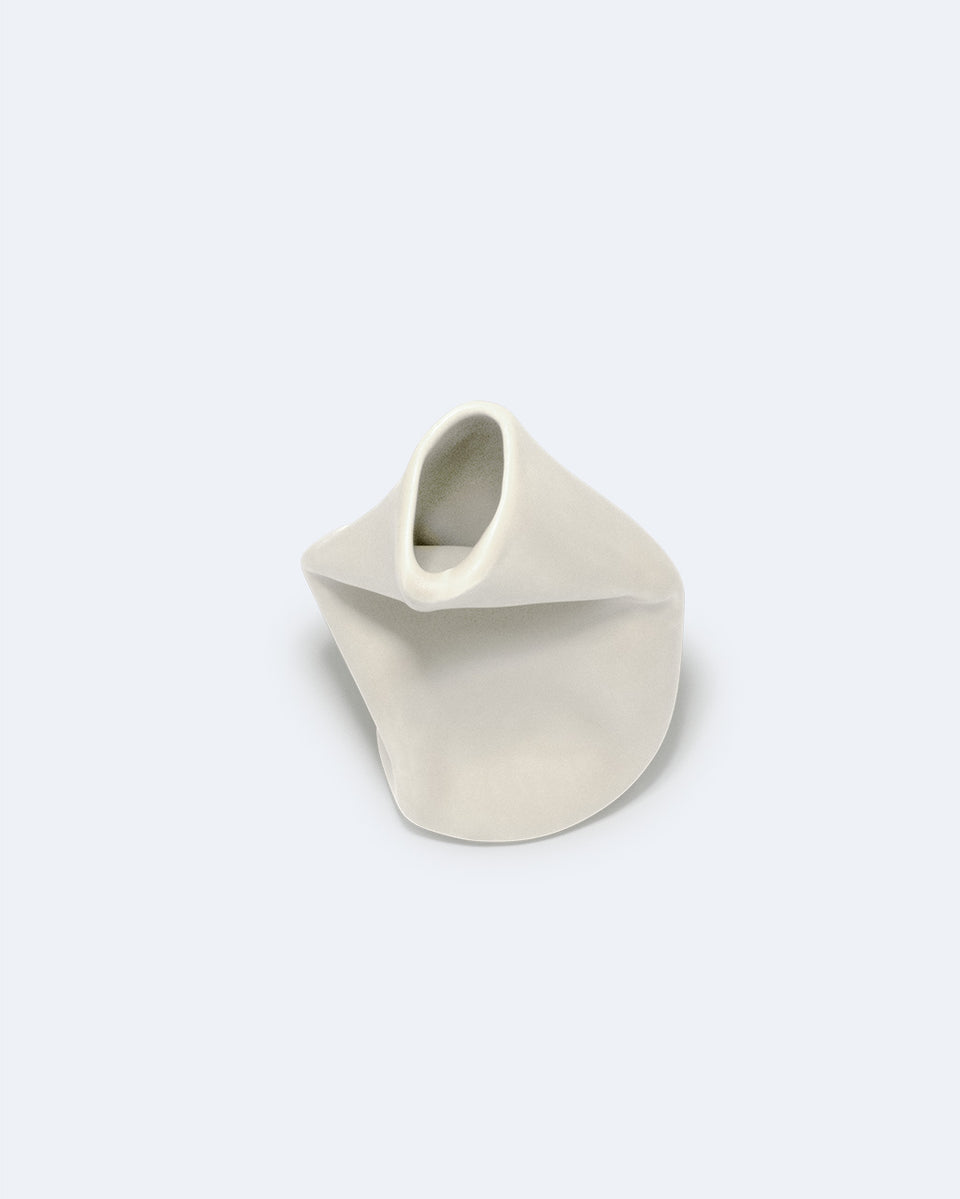 Yesterday is History - Vessel in Matte White
