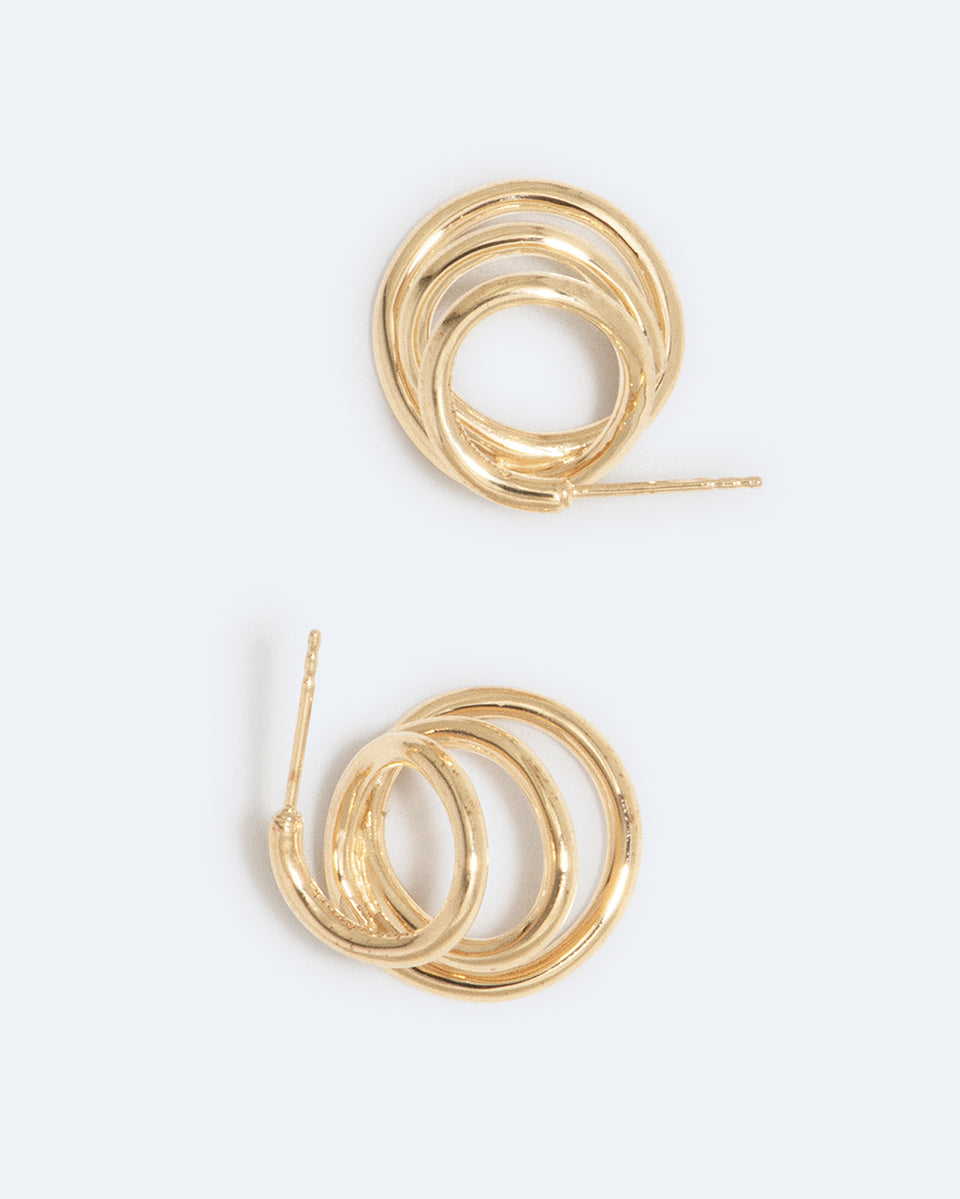 Flow - Recycled Gold Vermeil Earrings