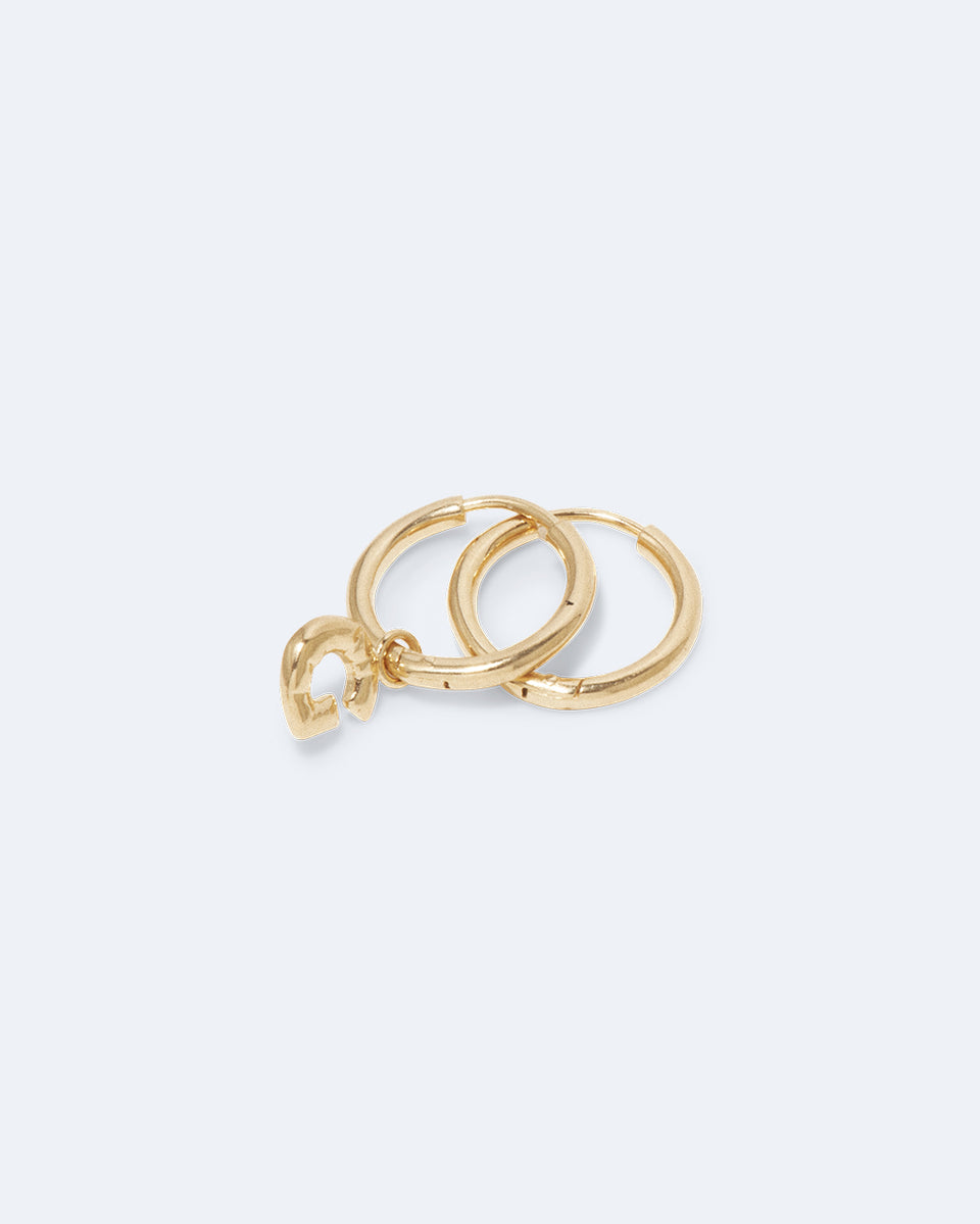 Classicworks™ G - Recycled Gold Vermeil Earrings