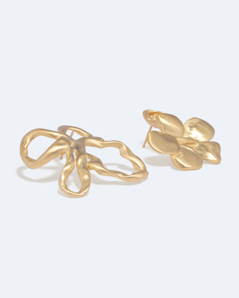 The Past Within The Present - Recycled Gold Vermeil Earrings