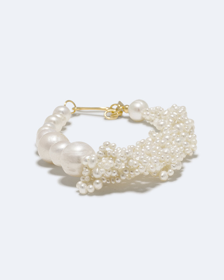 Cove - Pearl and Recycled Gold Vermeil Bracelet