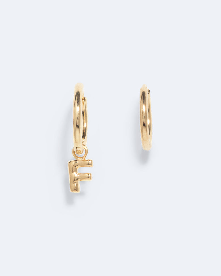 Classicworks™ F - Recycled Gold Vermeil Earrings