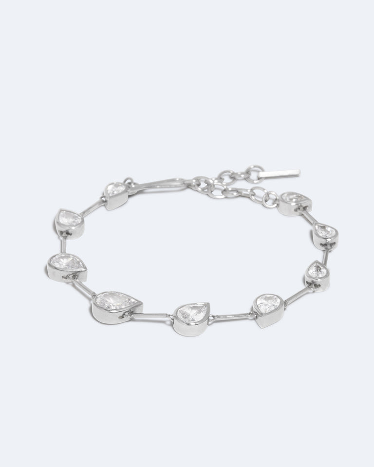 Myriad - Zirconia and Recycled Silver Bracelet
